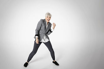 Playful Senior Woman