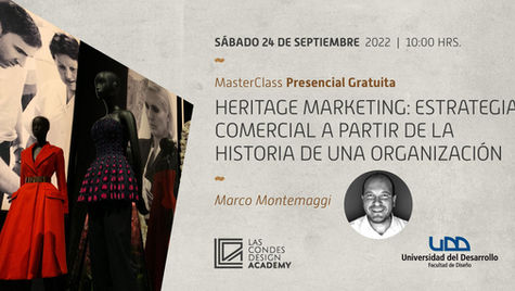 Charla UDD: "Heritage Marketing: Estrategia comercial a partir de la historia de una organización"
