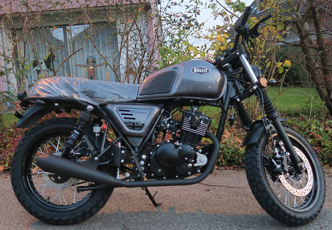 Bullit, Bluroc, 125, Töff, Motorrad, Blurocmotorcycles