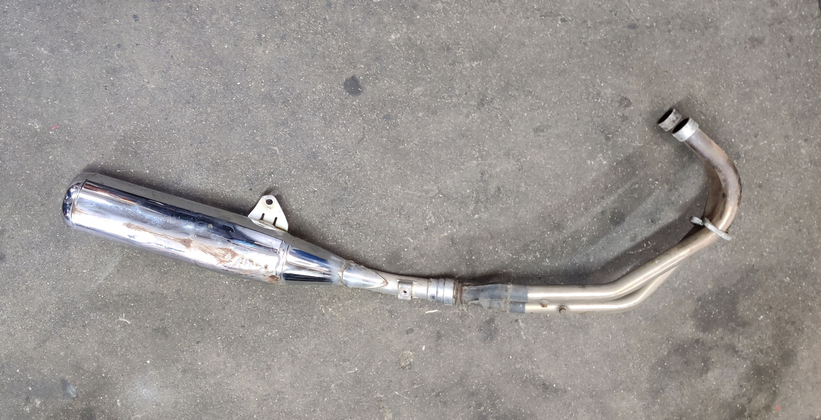 Auspuff komplett rechts Yamaha XJ 600 Diversion