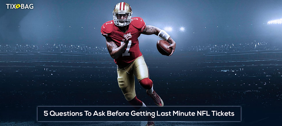 Last Minute NFL Tickets