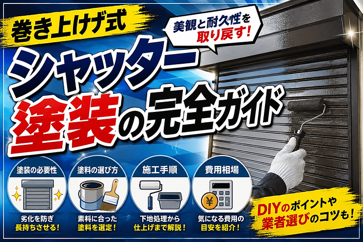 巻き上げ式シャッター塗装の完全ガイド