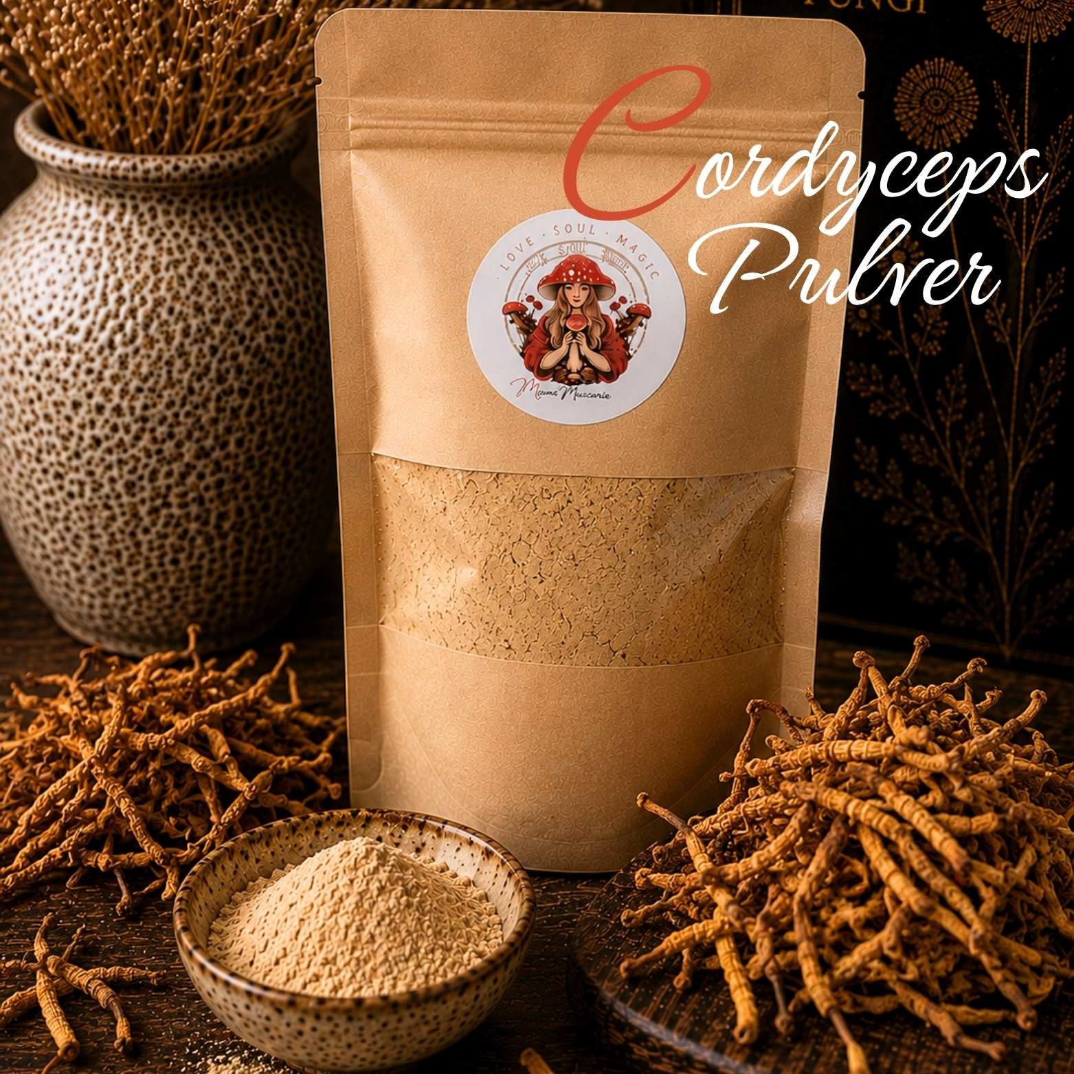 Cordyceps Pulver MamaMuscaria
