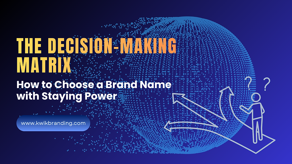 The Decision-Making Matrix