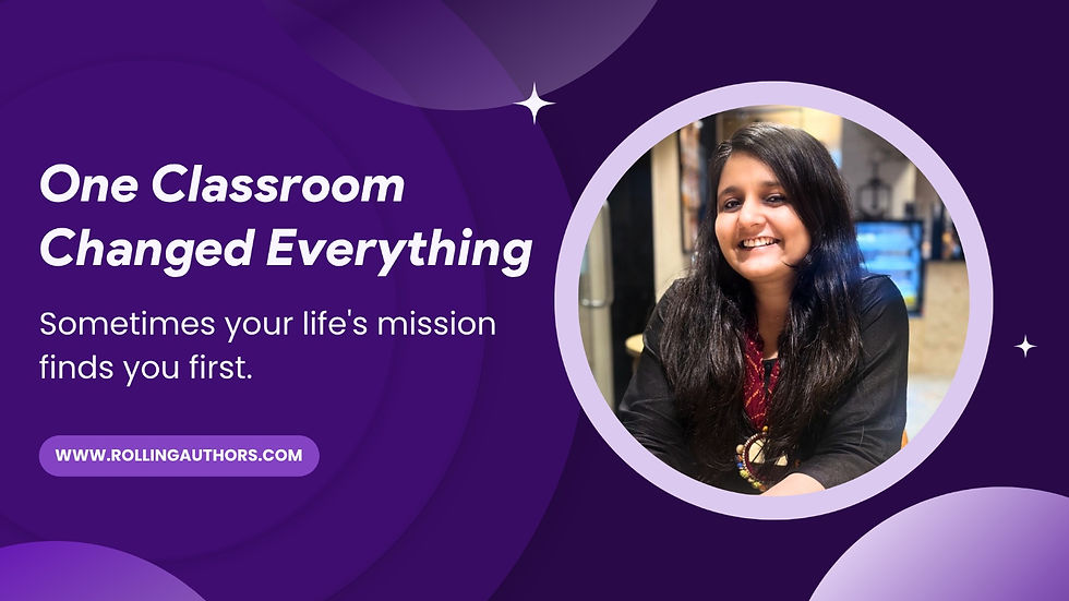 How Kinjal Shah Built Shwas Charitable Trust by Choosing a Classroom Over Comfort