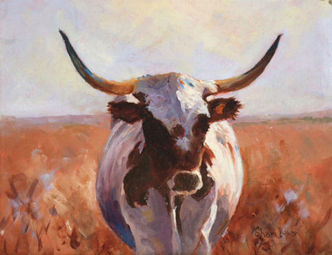 Oil painting by Shari Bevan at Gallery 12, Wichita, KS