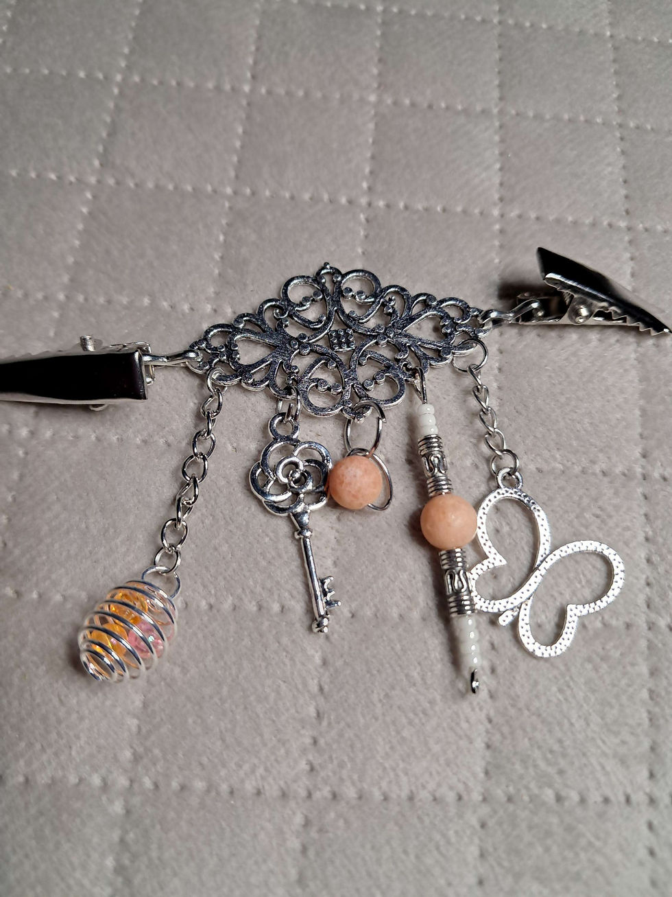 Broche clip argent 3