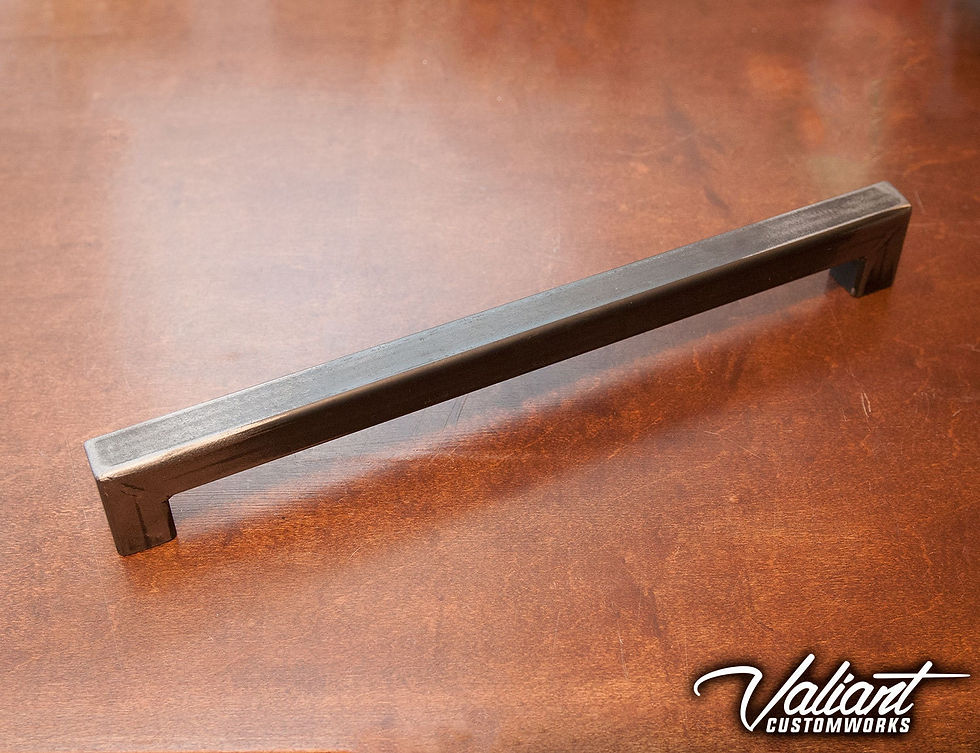 Thumbnail: Modern Steel Handle for Sliding Doors & Cabinets - Rectangular Hardware