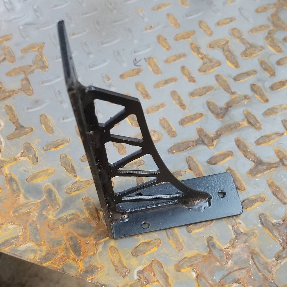 Thumbnail: Truss Shelf Brackets: Solid Steel Support for Floating Wood Shelves