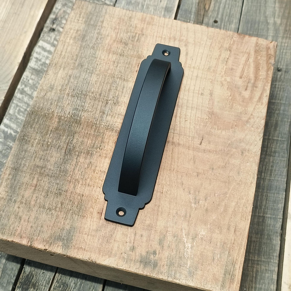Thumbnail: French Style Curved Sliding Door Handle, Classic