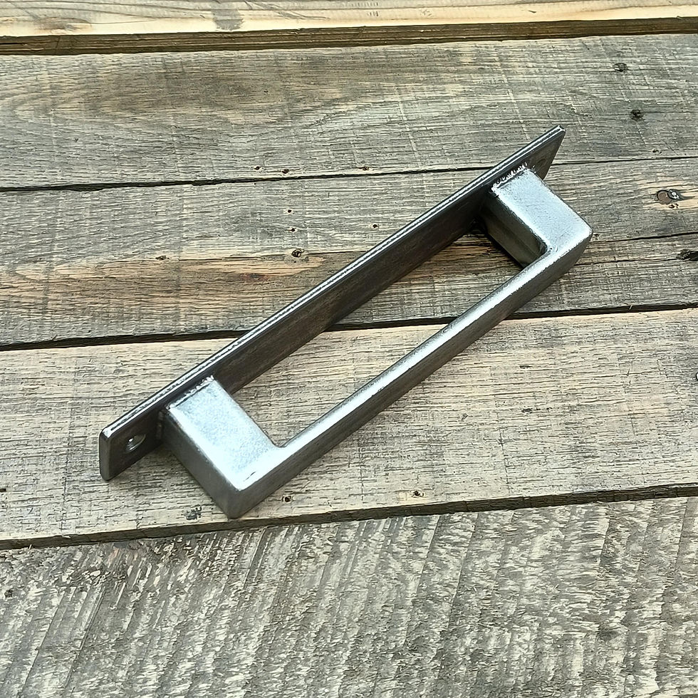 Thumbnail: Steel Barn Door Handle – Industrial Pull for Sliding Doors
