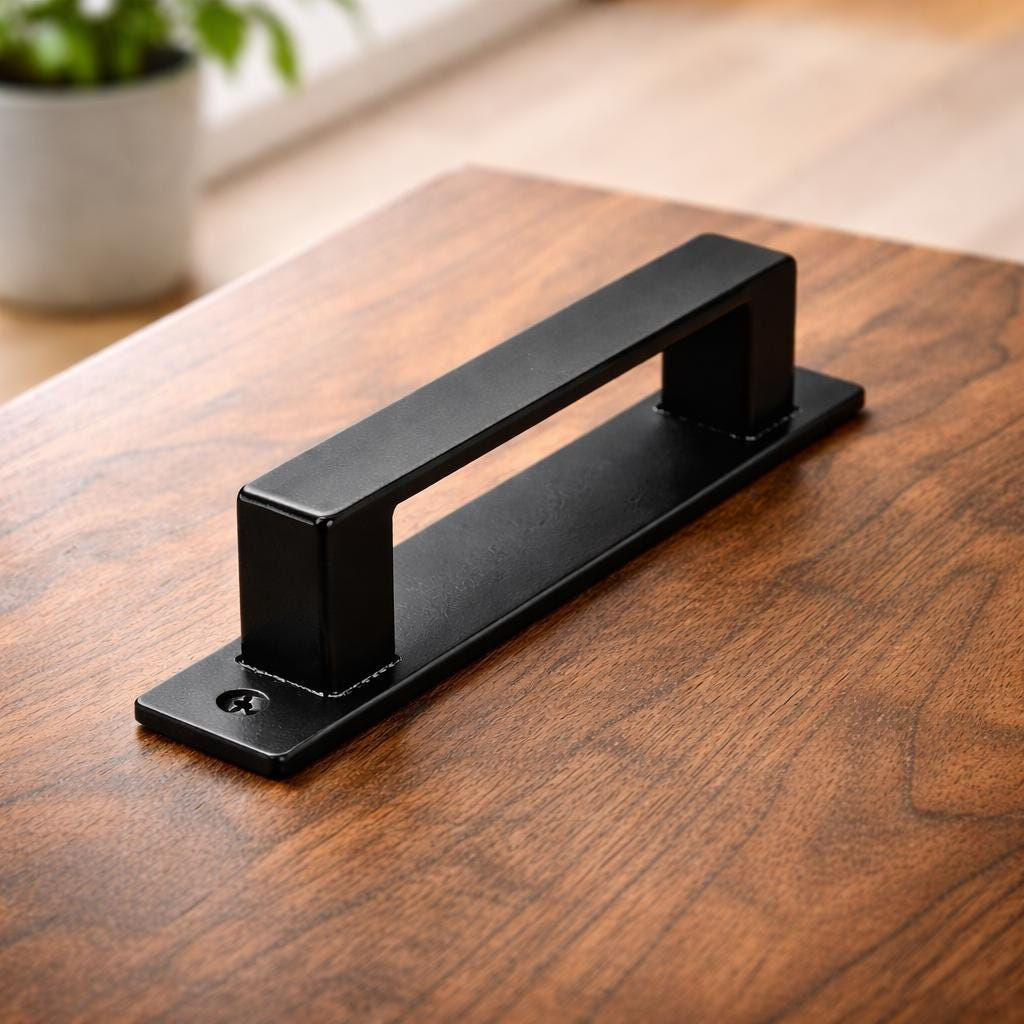 Steel Barn Door Handle – Industrial Pull for Sliding Doors