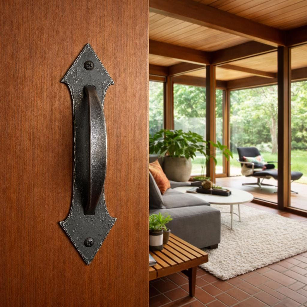 Studio Series - Handcrafted Arrowhead Style Curved Door Handle
