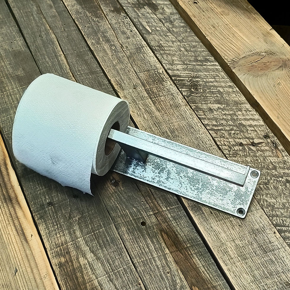 Thumbnail: Modern Steel Double Roll Toilet Paper holder