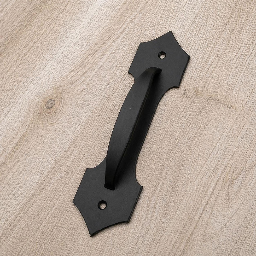Thumbnail: Studio Series - Handcrafted Gothic Shield Style Curved Door Handle
