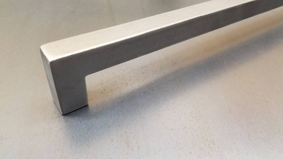 Thumbnail: Raw Steel Door Handle – Industrial Cabinet Pull, Modern Drawer Hardware