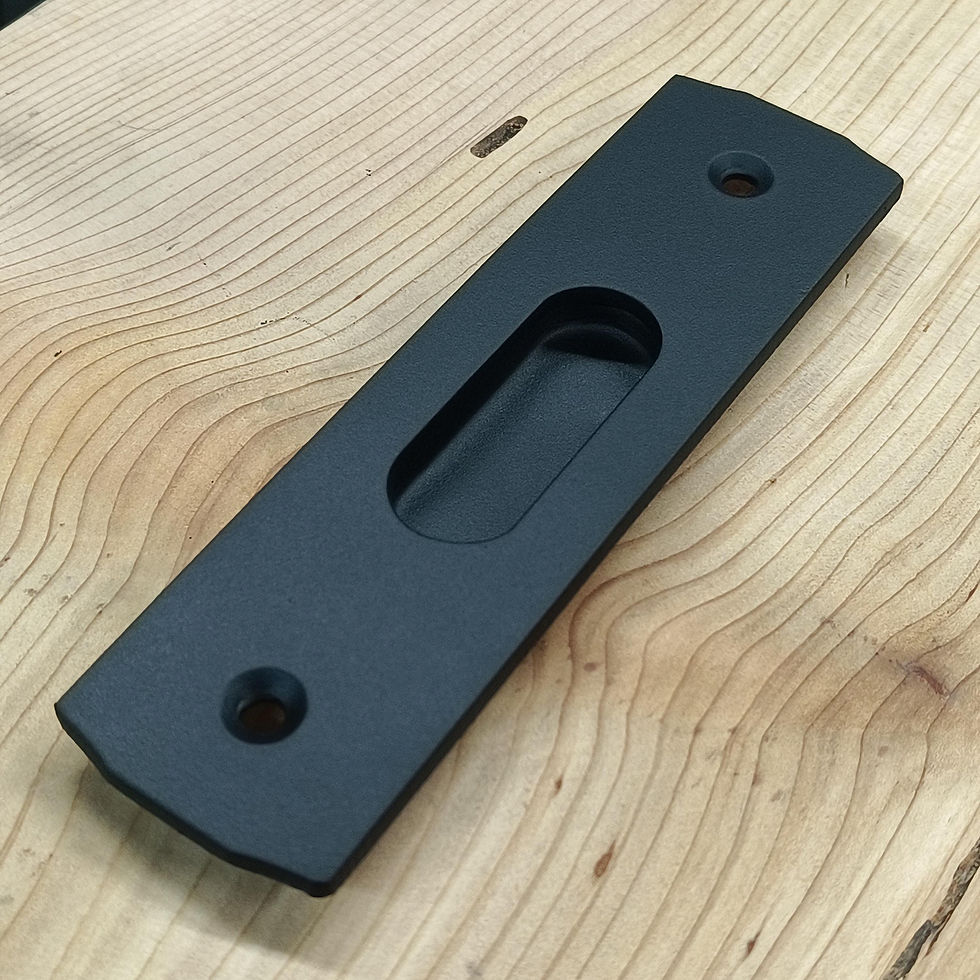 Thumbnail: Twigg series Mini Recessed Sliding Door Pull - Closed back