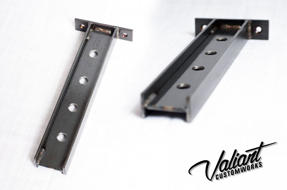 Thumbnail: Drilled I-Beam Shelf Brackets - 1 pair