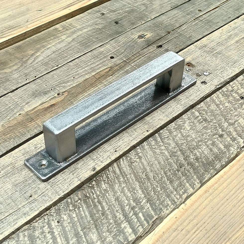 Thumbnail: Steel Barn Door Handle – Industrial Pull for Sliding Doors