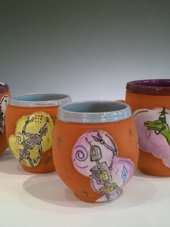 Collection of fantasy dinosaurs Cups
Thomas Bumblauskas
Earthenware