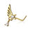 Thumbnail: Wing Star Nose Ring