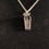 Thumbnail: Sterling Silver Coffin Necklace