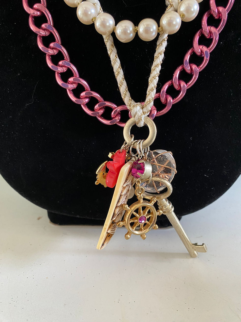 Thumbnail: Betsey Johnson Mermaid Lost at Sea Necklace