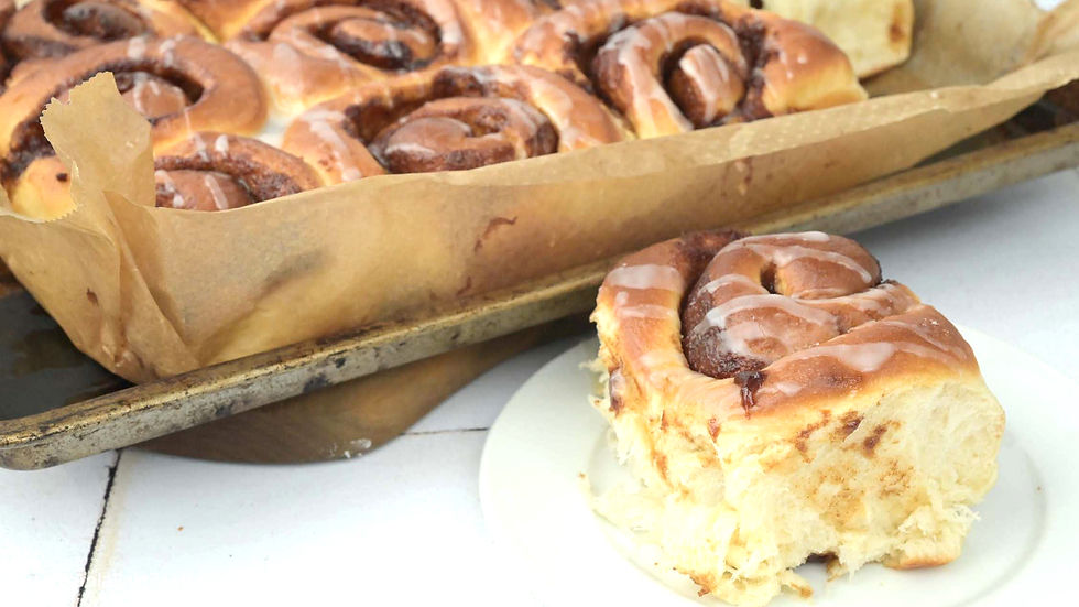 Kaneelbroodjes of cinnamon rolls recept