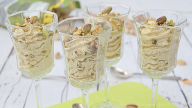 Snelle pistache mousse 