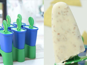 Proteinerijk ijs met cottage cheese, honing en walnoten