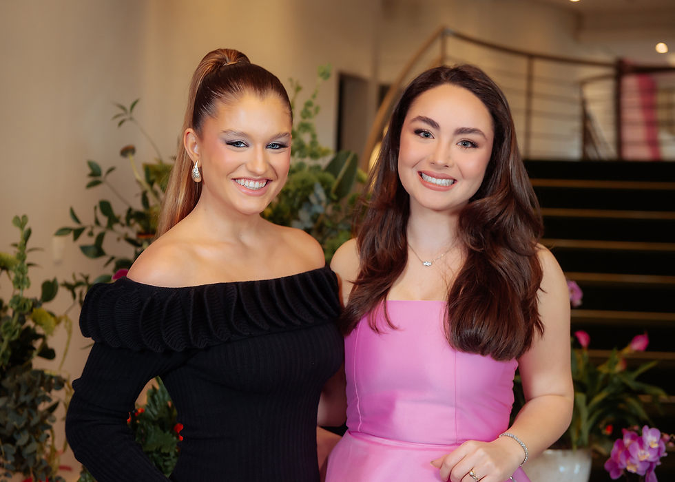 Maria Carolina Zambiazi e Mery Brazeiro, coordenadoras da Liga Jovem de Combate ao Câncer, contribuem para o engajamento da nova geração– Crédito: Leandro Araújo