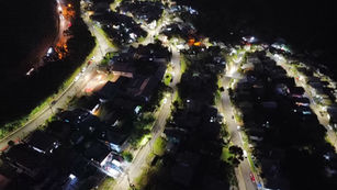Bairro Jardim, Gramado, RS, recebe nova iluminação.