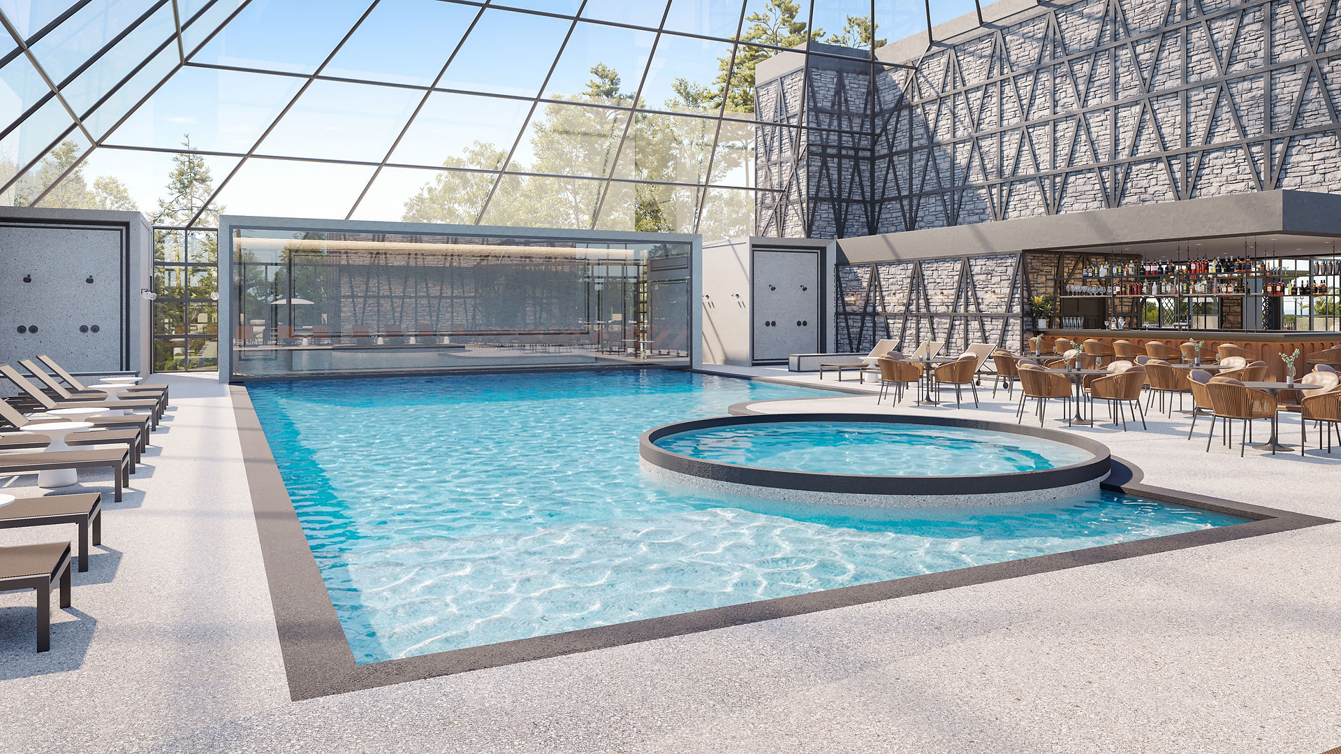 Piscina e sauna