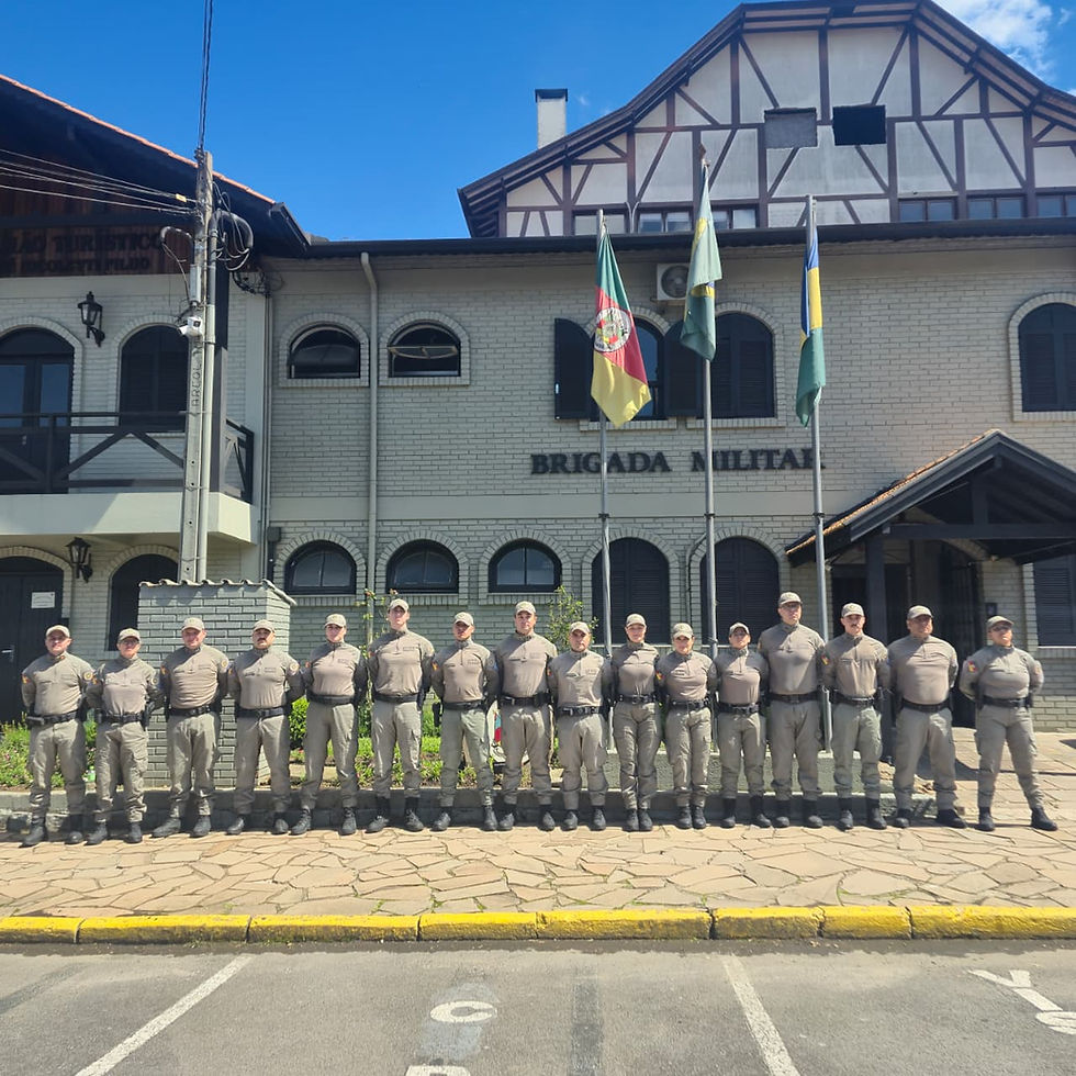 Reforço policial para Ajorsul e Oktoberfest. Foto: Divulgação