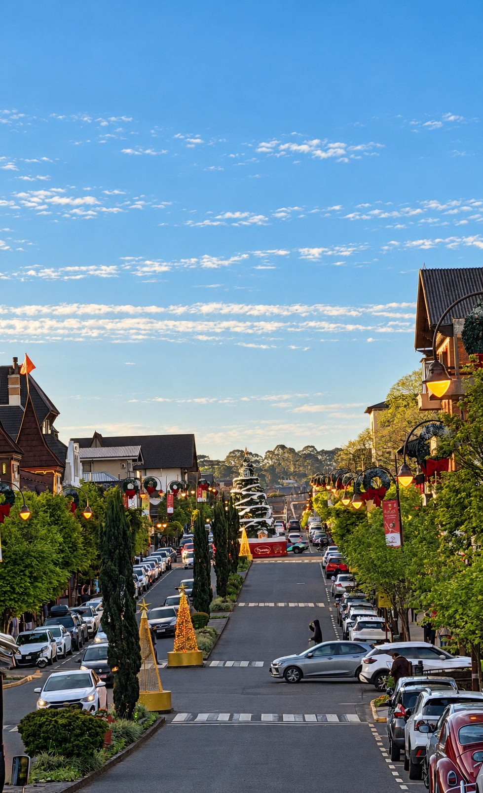Decoração da Avenida Borges de Medeiros, Natal Luz de Gramado, 2026/2027. Outubro 2026. Foto: Tela Tomazeli