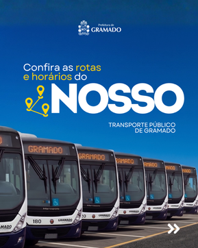 Confira as rotas e horários do transporte público de Gramado.