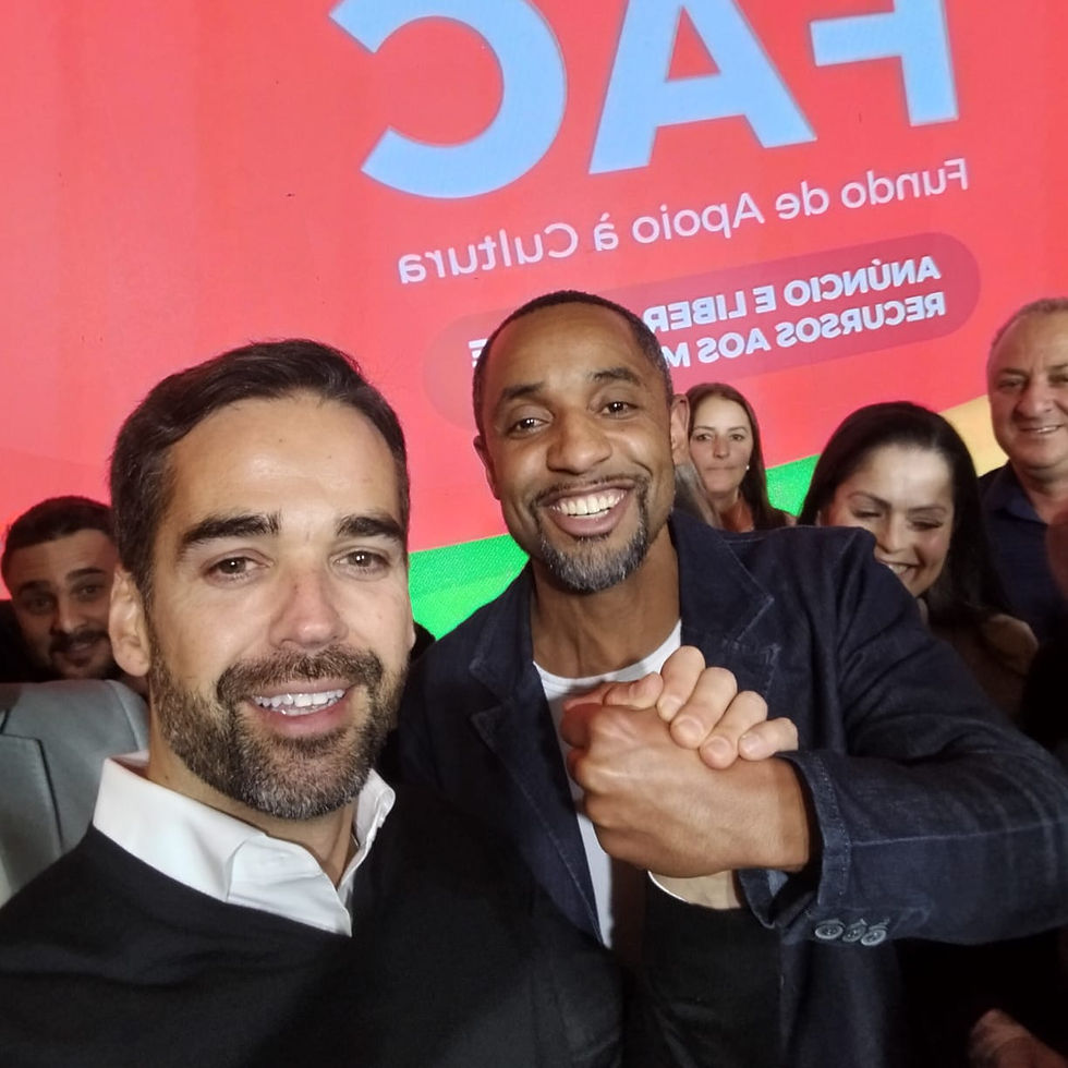 Eduardo Leite e Jonas da Silva. Crédito: Divulgação