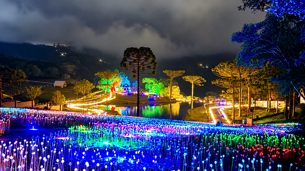 Parque de Luzes Lumni Gramado. Foto: Tela Tomazeli