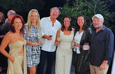 Angelita Ecker, os anfitriões, Mariana Reis, Lisiane Vargas, Vanderlei Ecker