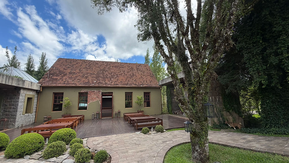 Caza Wilfrido, Tapera Italiana, Gramado, é sede da Corrida da Vindima. Foto: Tela Tomazeli