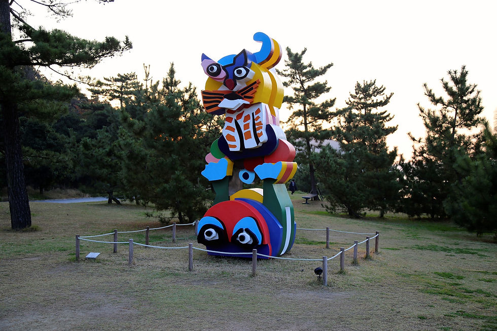 Escultura de Niki Saint Phalle, Ilha de Naoshima