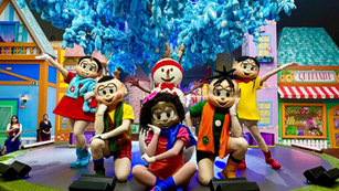 Turma da Mônica leva clima de inverno para o palco da Praça Sansão