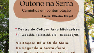 Centro de Cultura recebe mostra fotográfica de Eunice Oliveira Riegel