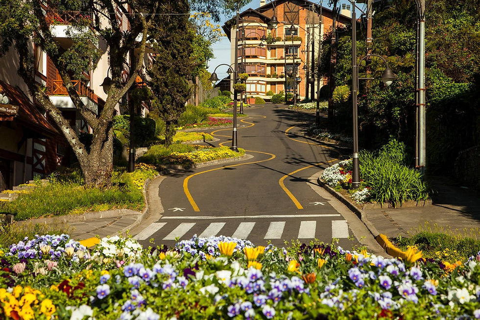 Rua Torta Gramado.