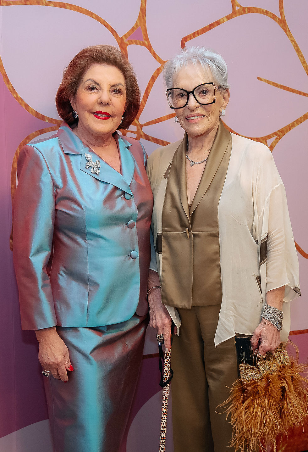 Vera Vanin e Hieldis Martins foram presenças ilustres no jantar de apresentação das aspirantes ao título de Glamour Girl Caxias do Sul 2026, promovido pela Liga Feminina de Combate ao Câncer – Crédito: Leandro Araújo