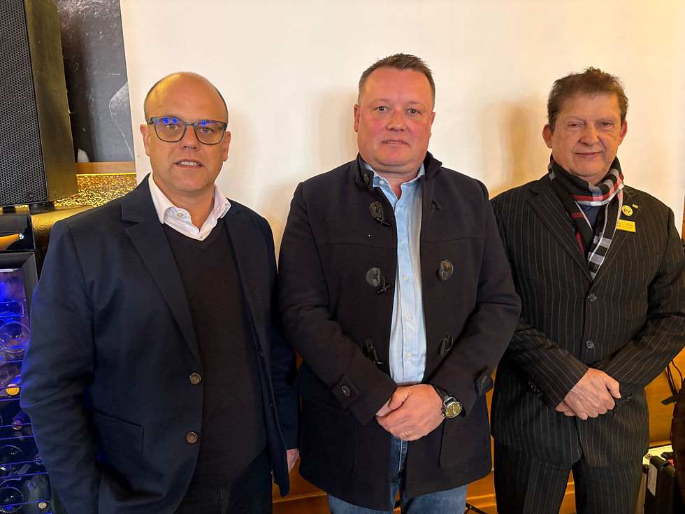 Germano Port, Alfredo Schaefer, Josué Adimar Menezes. Foto:Lu Zanatta.
