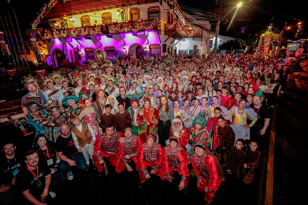 Clique no PDF para ver a Equipe do Grande Desfile de Natal. Foto: Cleiton Thiele