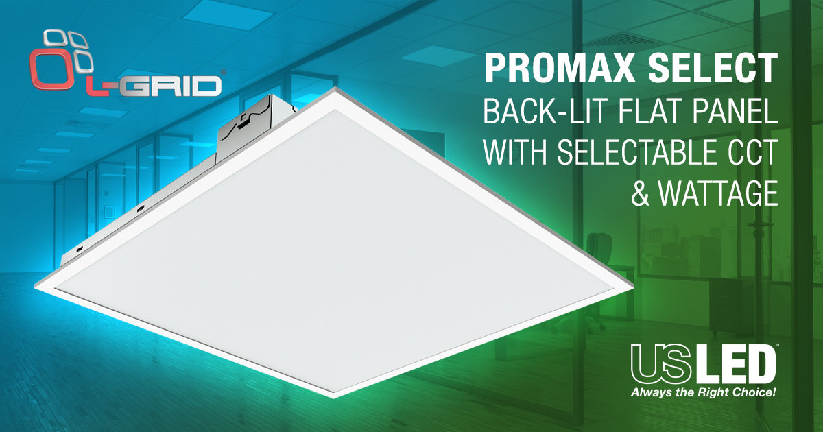 L-Grid ProMax Select | LED Flat Panel | Selectable CCT | US LED