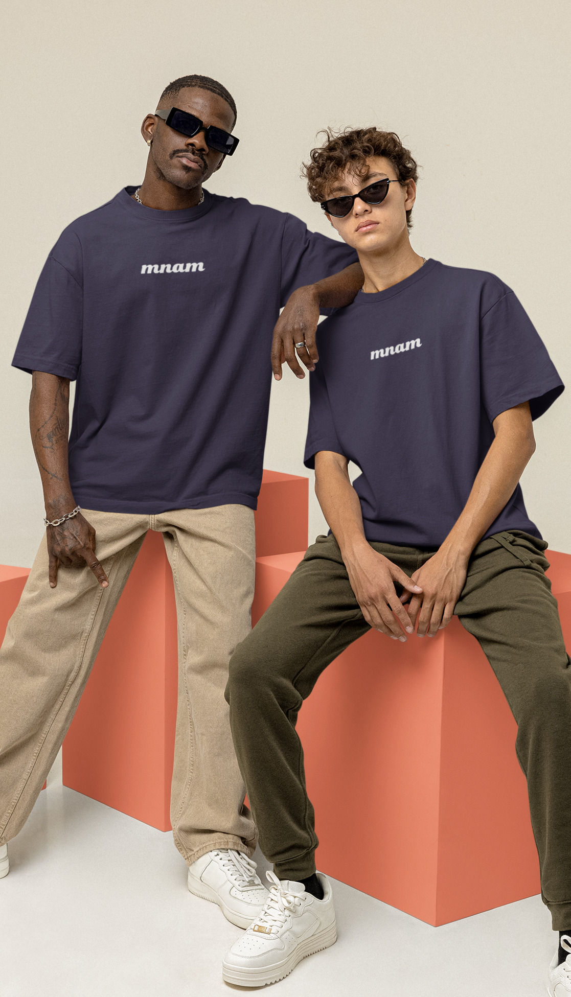 Mnam minimal Oversized Tee