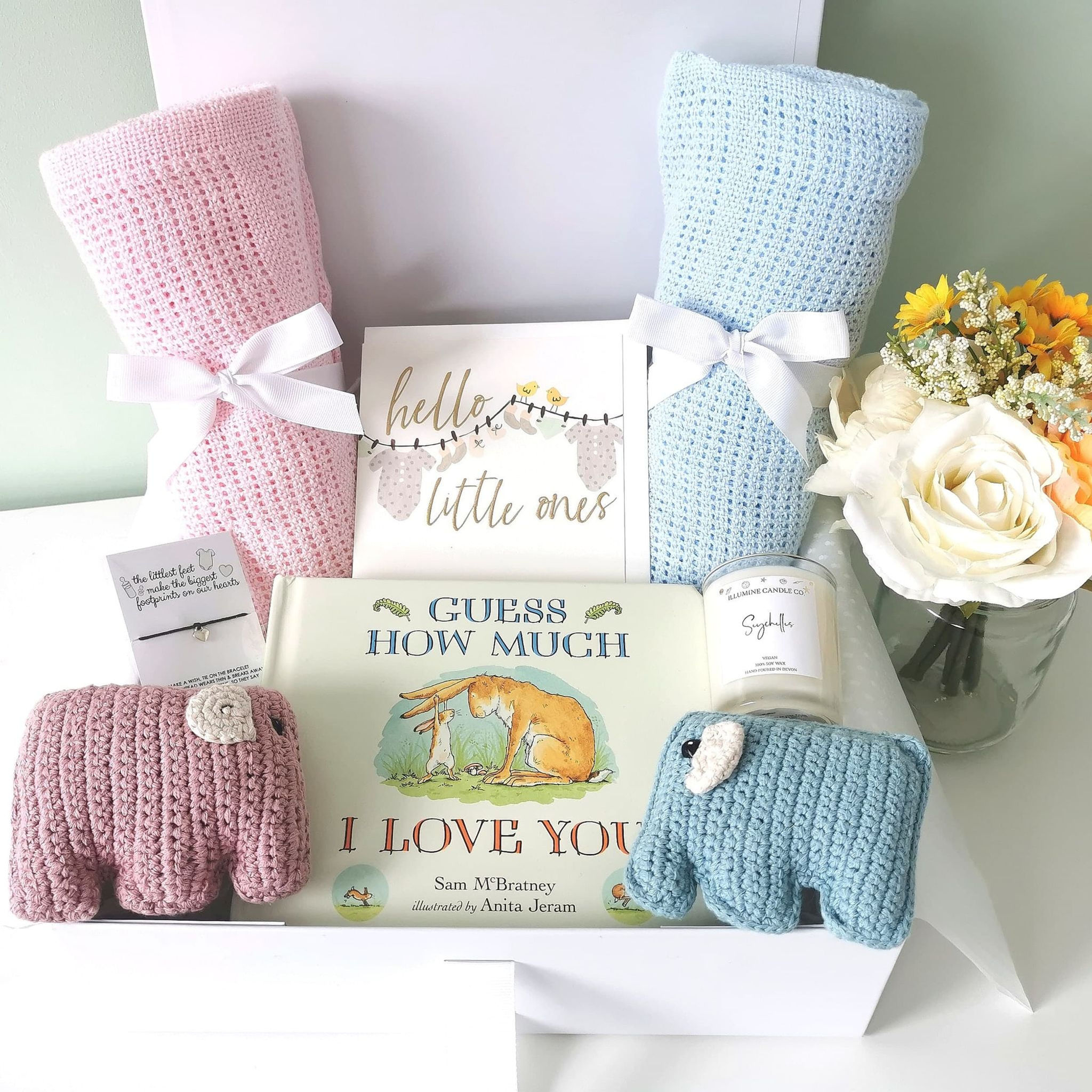 Luxury Twin Babies Gift Box - Twins - Baby Boy & Baby Girl